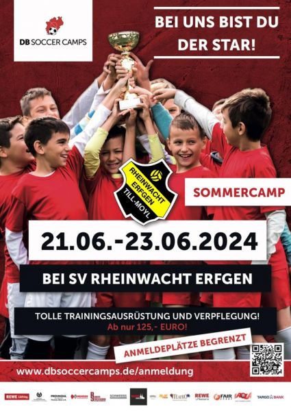 Sommercamp am 21. - 23.06.2024 auf der Platzanlage von Rheinwacht Erfgen